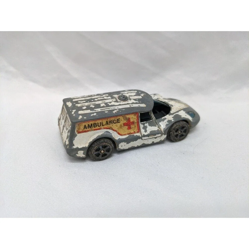 Vintage Corgi Juniors Healer Wheeler Ambulance Car Toy 3
